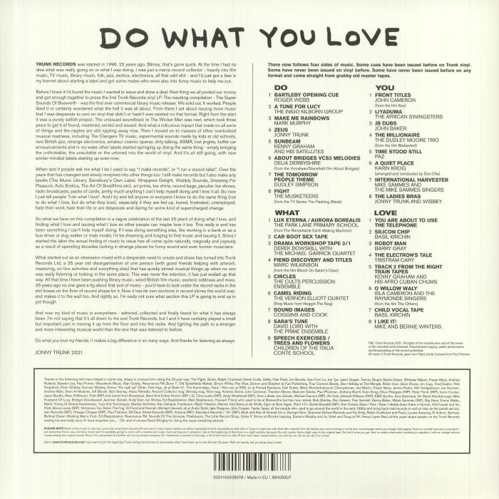 Do What You Love - The Trunk Records 25th Anniversary Collection