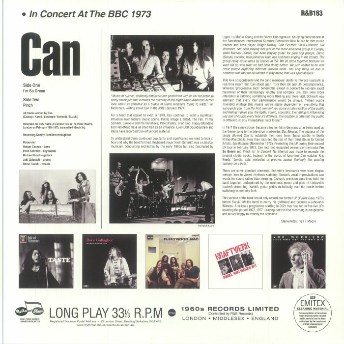 In Concert At The Bbc 1973