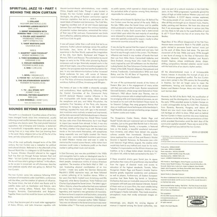 Spiritual Jazz 18: Behind The Iron Curtain Part 1