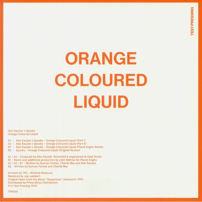 Orange Coloured Liquid