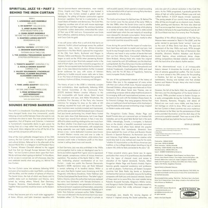 Spiritual Jazz 18: Behind The Iron Curtain Part 2