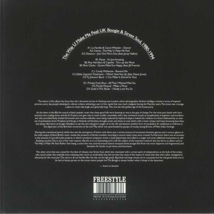 The Way U Make Me Feel: UK Boogie &amp; Street Soul, 1980-1994