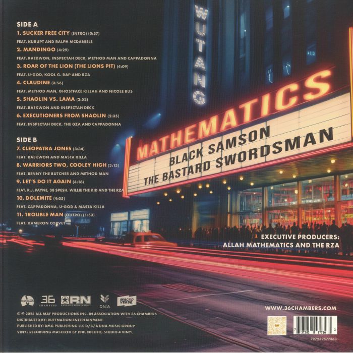 Wu-Tang X Mathematics Presents Black Samson, The Bastard Swordsman (The Saga Continues Collection)