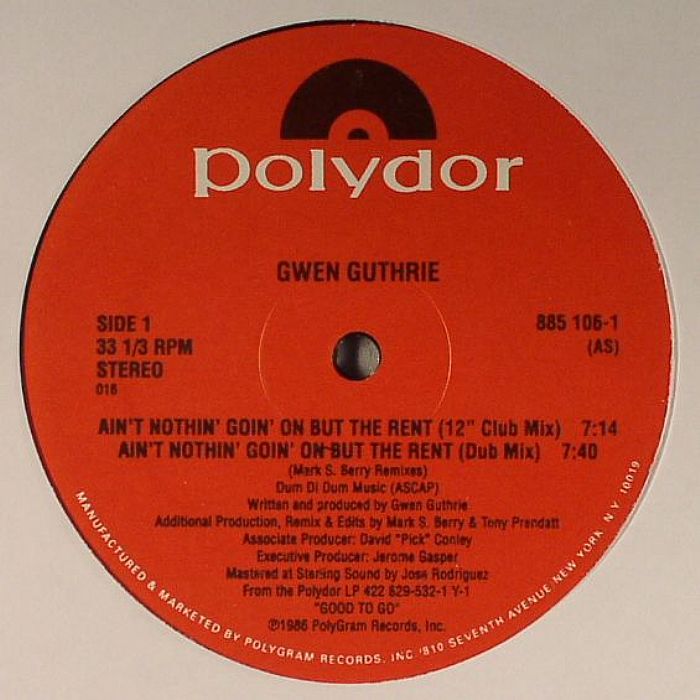 Ain&#39;t Nothin Goin On But The Rent [Larry Levan Rmx]