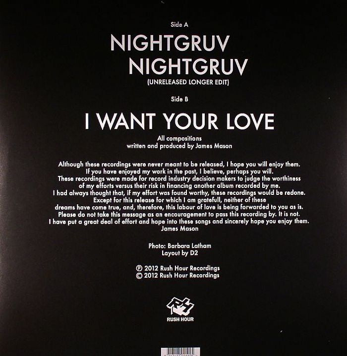 Nightgruv / I Want Your Love