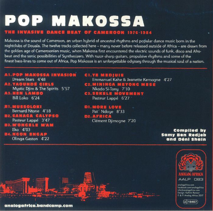 Pop Makossa The Invasive Dance Beat Of Cameroon 1976-1984