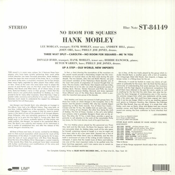 Hank Mobley - No Room For Squares [Blue Note Classic] LP 5524252 - plugd