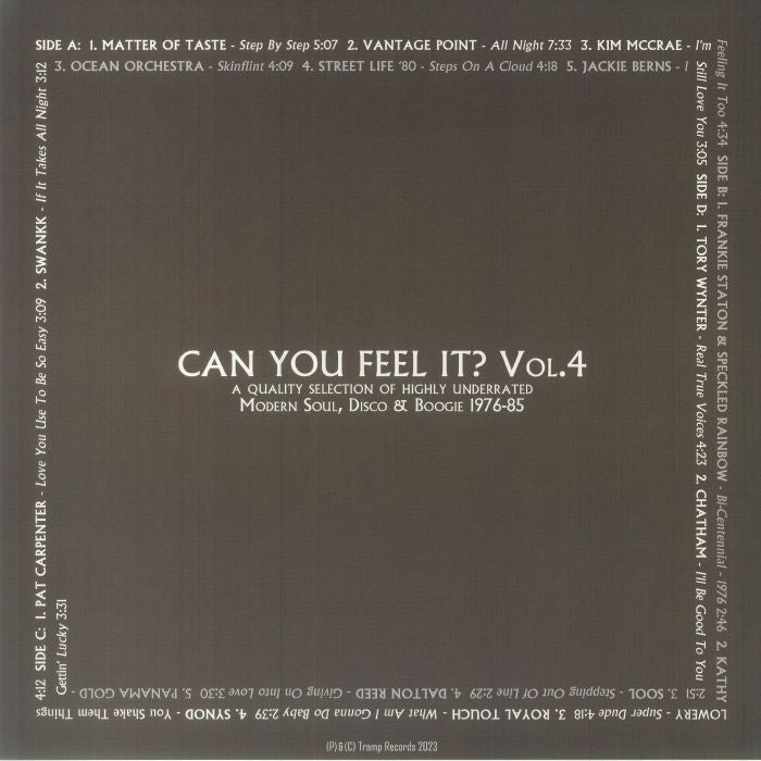 Can You Feel It? Vol.4: Modern Soul, Disco &amp; Boogie 1976-85