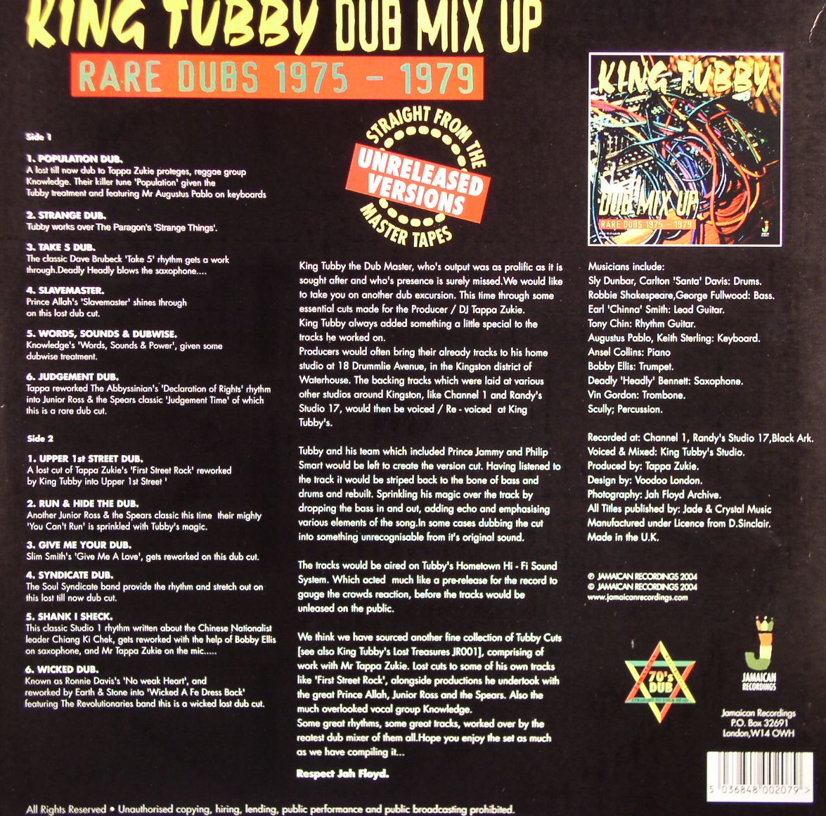Dub Mix Up Rare Dubs 1975-1979