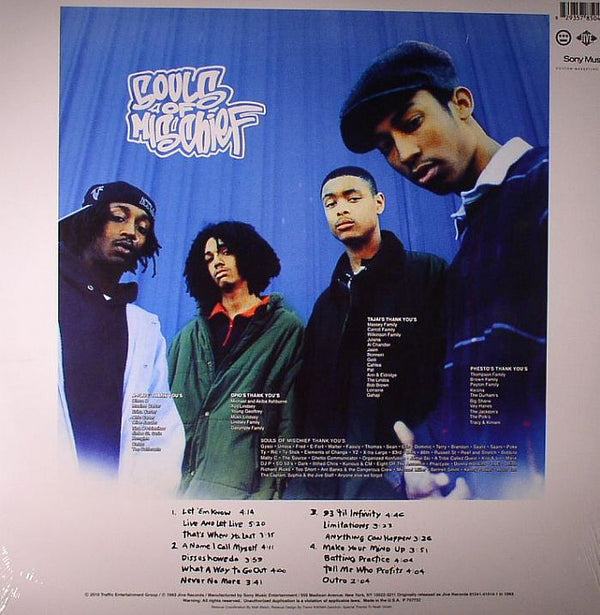 Souls Of Mischief - 93 'Til Infinity [Jive Records] LPx2 TEG78504LP - plugd