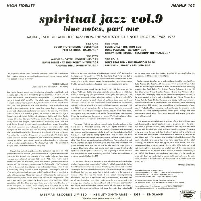Spiritual Jazz 9: Blue Notes, Part 1
