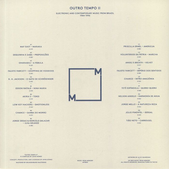 Outro Tempo Il – Electronic And Contemporary Music From Brazil 1984-1996