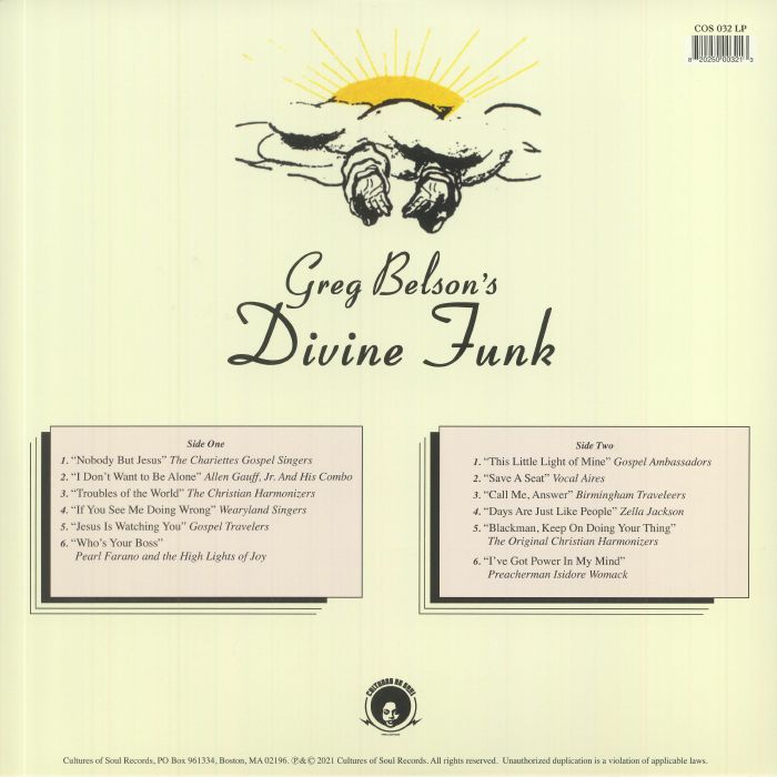 Greg Belson’s Divine Funk