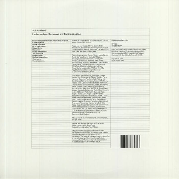 Spiritualized - Ladies And Gentlemen We Are Floating In Space [Fat ...