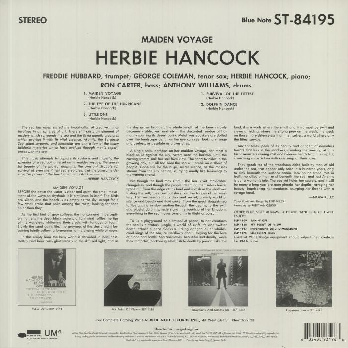 Herbie Hancock - Maiden Voyage [Blue Note] LP 3593196 - plugd