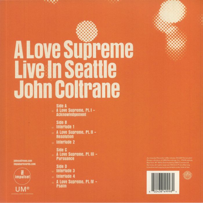 A Love Supreme: Live in Seattle