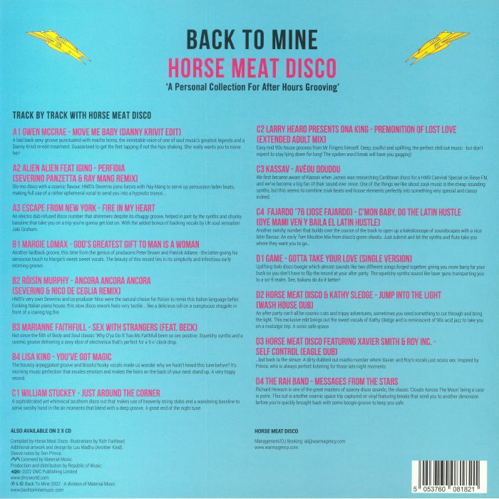 Back To Mine: Horse Meat Disco